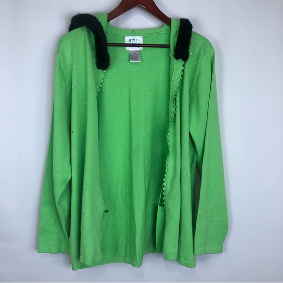 The Quacker Factory Y2K Cardigan Bling Colorful Unique Fashion Hoodie Y2K Funky - Picture 6 of 10